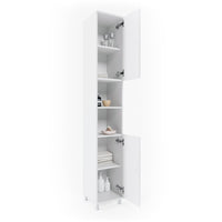 Vicco Mobile bagno alto Bianco 30 x 190 cm