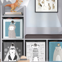 Vicco Scaffale per bambini Grigio 107.2 x 88.6 cm