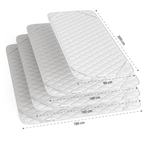 Vitalispa Сoprimaterasso Bianco 180 x 200 cm Cuciture