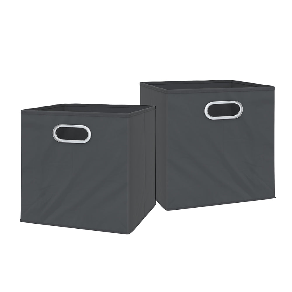Vicco Scatola pieghevole Antracite 30 x 30 cm Set di 2