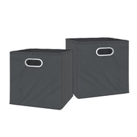 Vicco Scatola pieghevole Antracite 30 x 30 cm Set di 2