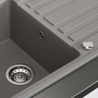 Bergström Lavello Calcestruzzo 76.5 x 46 cm con asciugatura