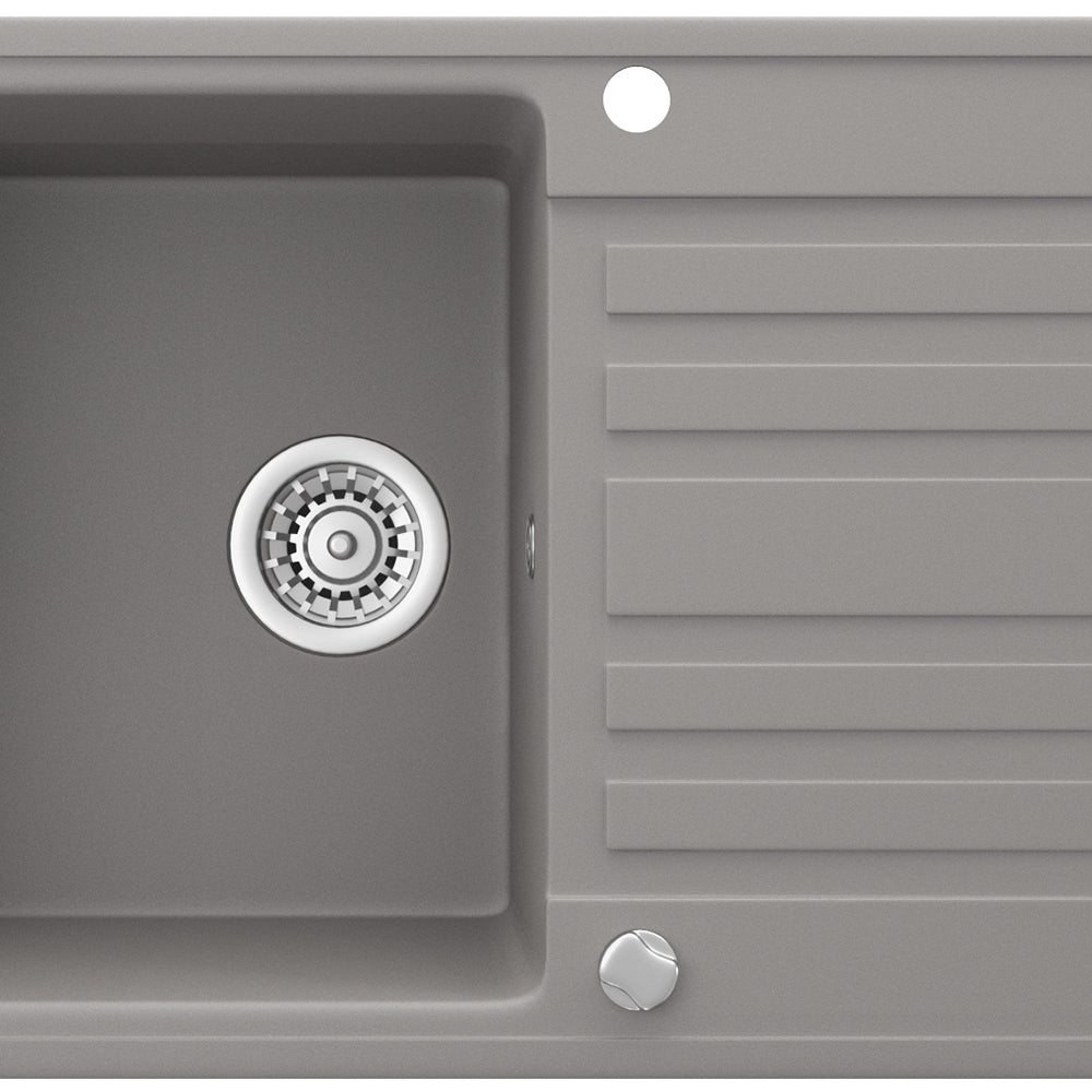 Bergström Lavello Calcestruzzo 76.5 x 46 cm con asciugatura