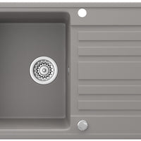 Bergström Lavello Calcestruzzo 76.5 x 46 cm con asciugatura