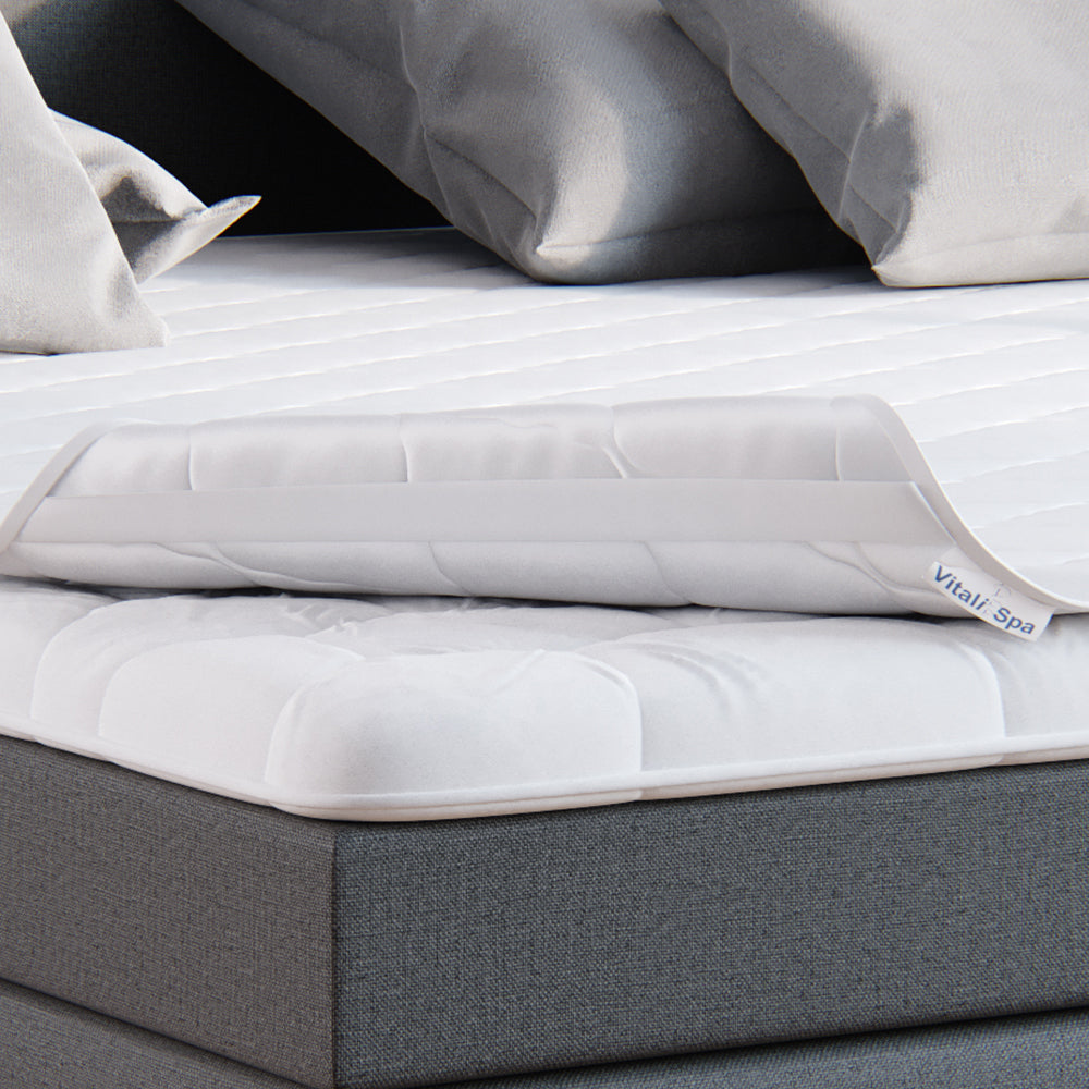 Vitalispa Сoprimaterasso Bianco 140 x 200 cm Cuciture