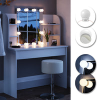 Vicco Illuminazione della toeletta Bianco 400 cm