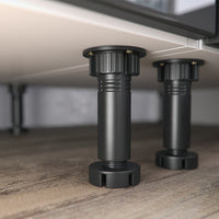 Vicco Cucina componibile Antracite lucido/bianco 270 cm senza piano di lavoro