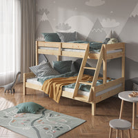 Vitalispa Letto a castello Legno naturale 120x200 / 80x200 cm