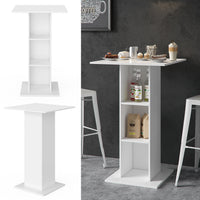 Vicco Tavolo bar alto Bianco 70 x 70 cm
