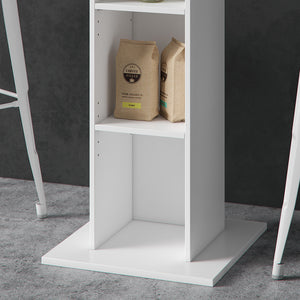 Vicco Tavolo bar alto Bianco 70 x 70 cm