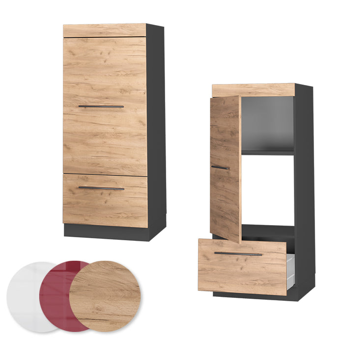 Vicco Set mobili bagno Quercia dorata 60 cm