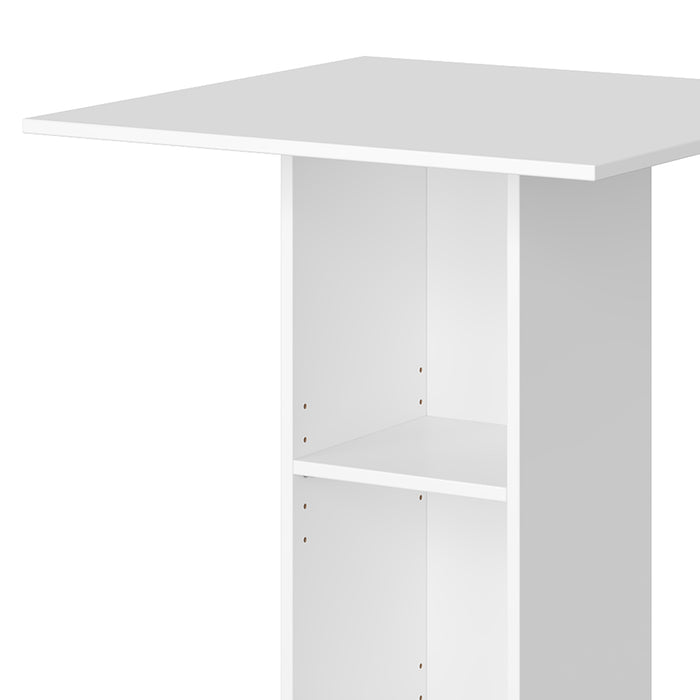 Vicco Tavolo bar alto Bianco 70 x 70 cm