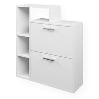 Vicco Scarpiera da ingresso Bianco 24.5 x 90 cm