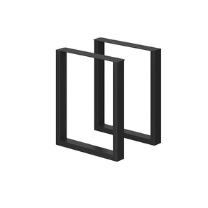 Vicco Gambe per tavolo Nero 60 x 72 cm Quadrato