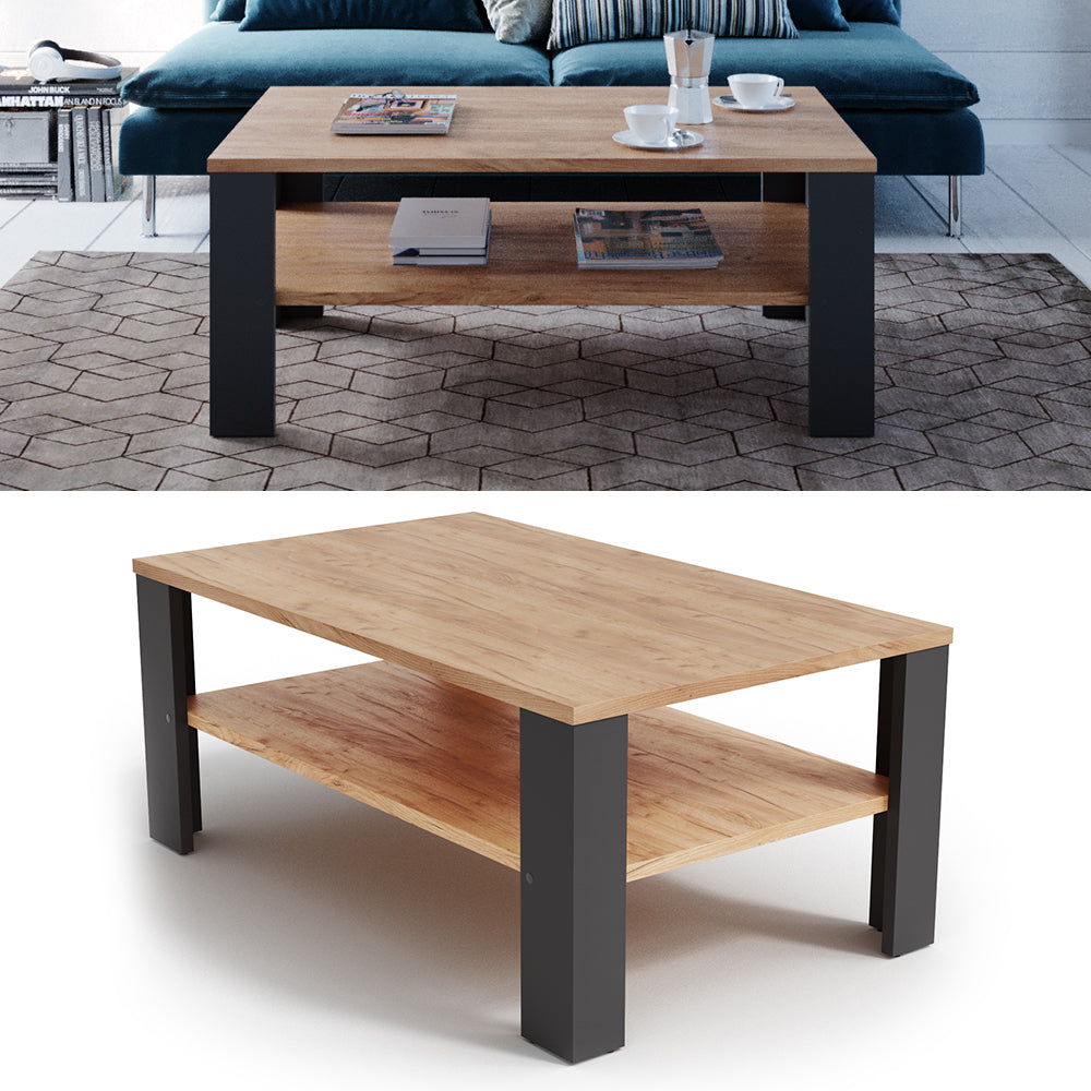 Vicco Tavolino da salotto Antracite 100 x 60 cm