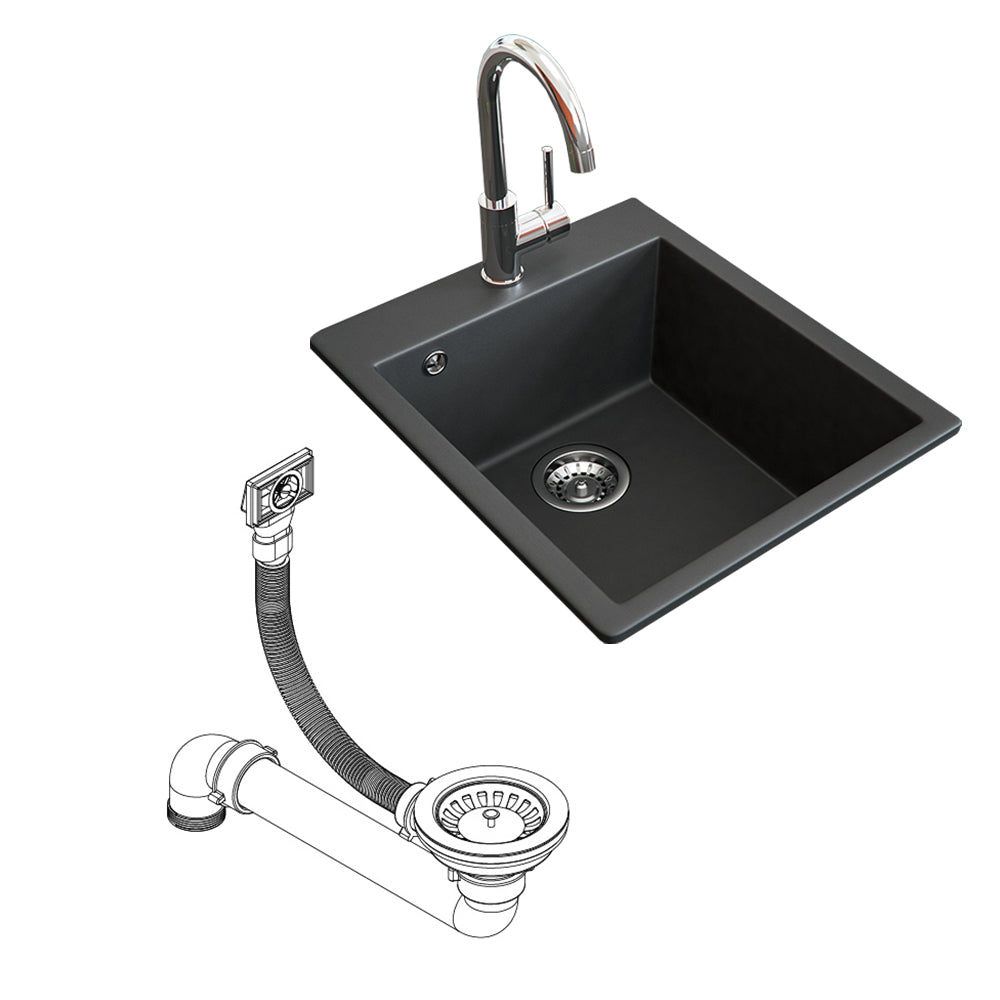 Bergström Lavello Nero 42.5 x 50 cm