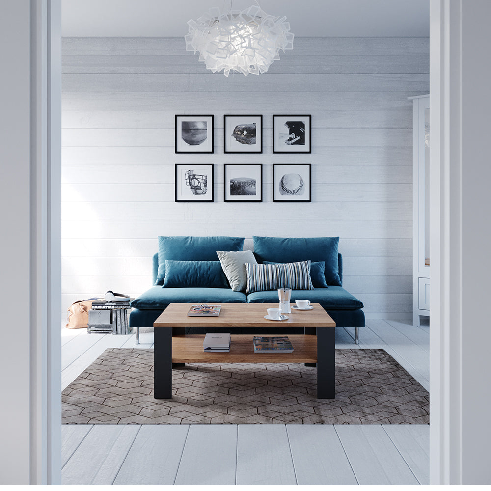 Vicco Tavolino da salotto Antracite 100 x 60 cm