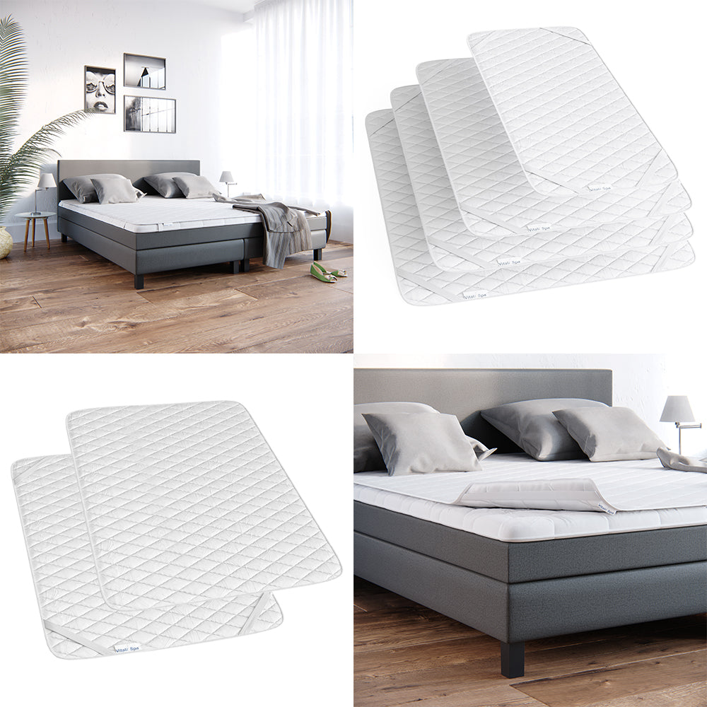 Vitalispa Сoprimaterasso Bianco 140 x 200 cm Cuciture