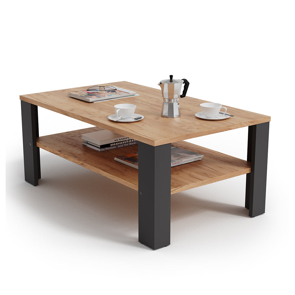 Vicco Tavolino da salotto Antracite 100 x 60 cm