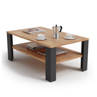 Vicco Tavolino da salotto Antracite 100 x 60 cm