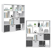 Vicco Scaffale Bianco 131.6 x 143 cm