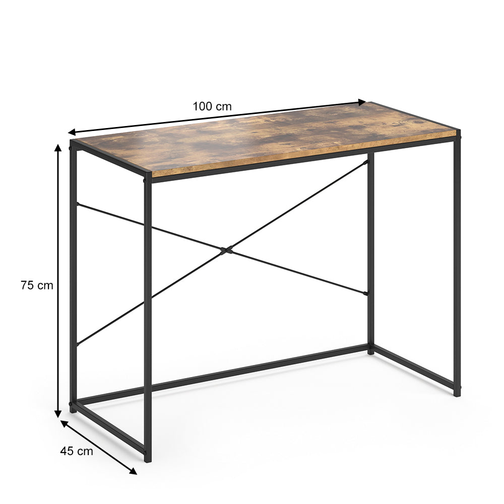 Vicco Scrivania Legno antico 100 x 45 cm