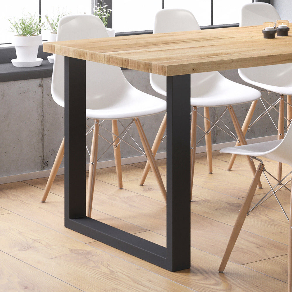 Vicco Gambe per tavolo Nero 80 x 72 cm Quadrato