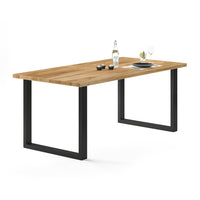 Vicco Gambe per tavolo Nero 80 x 72 cm Quadrato