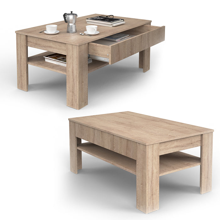 Vicco Tavolino Sonoma 92.2 x 65 cm