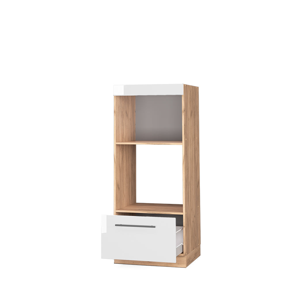 Vicco Set mobili bagno Bianco lucido 60 cm aperto