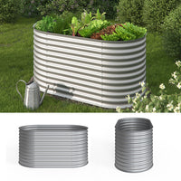 OK-Living Letto per orto rialzato Argento 160 x 82 cm