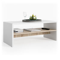 Vicco Tavolino da salotto Bianco/Sonoma 99.6 x 39.8 cm