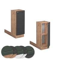 Vicco Isola cucina Antracite-oro 30 cm senza piano di lavoro