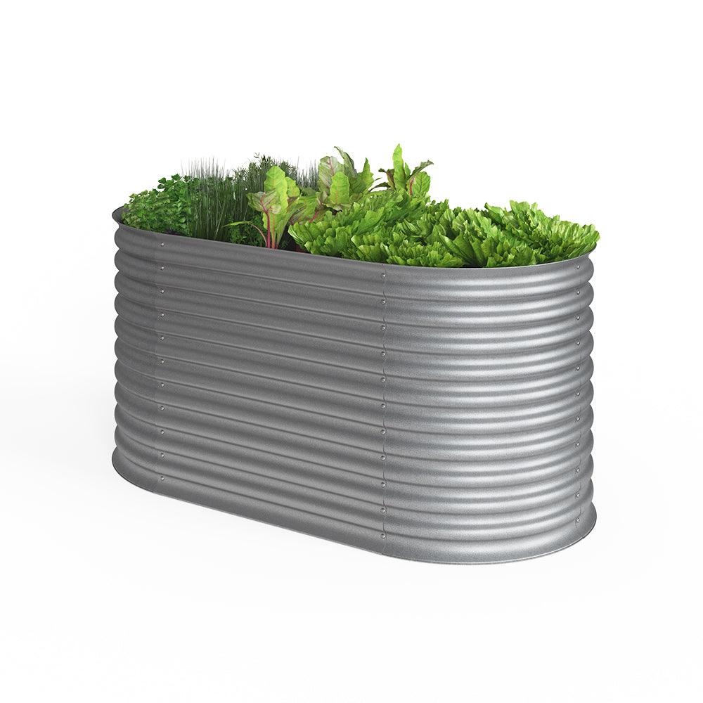 OK-Living Letto per orto rialzato Argento 160 x 82 cm