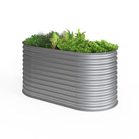 OK-Living Letto per orto rialzato Argento 160 x 82 cm