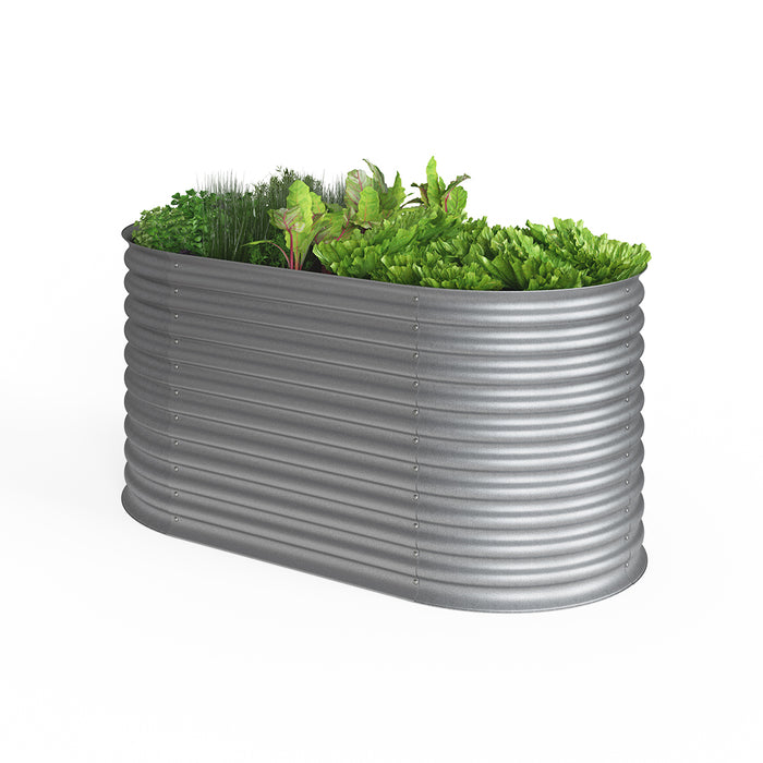 OK-Living Letto per orto rialzato Argento 160 x 82 cm