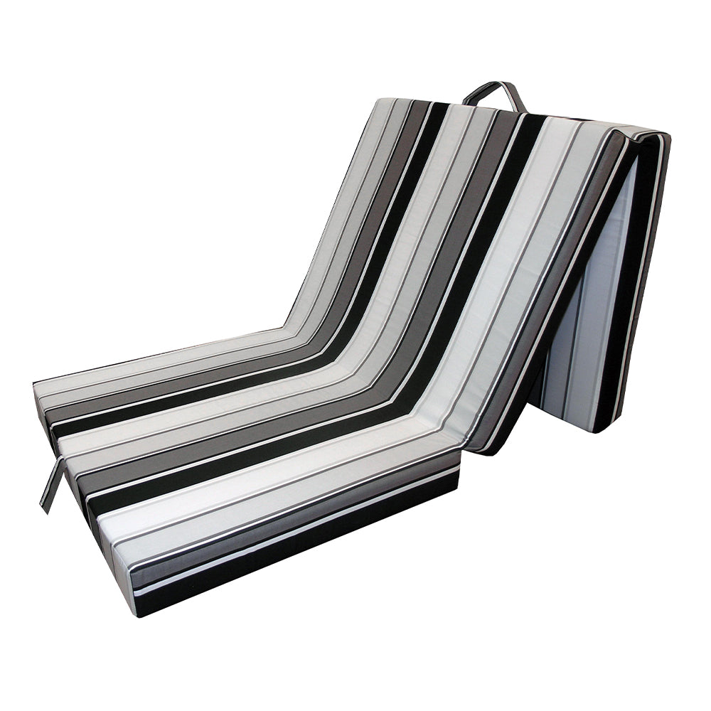 Vitalispa Materasso pieghevole Nero 190 x 70 cm