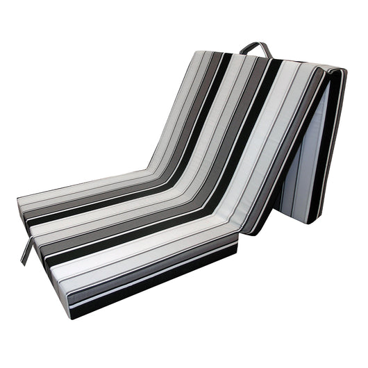 Vitalispa Materasso pieghevole Nero 190 x 70 cm