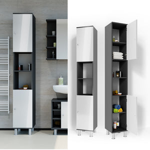 Vicco Mobile bagno alto Antracite 30 x 190 cm
