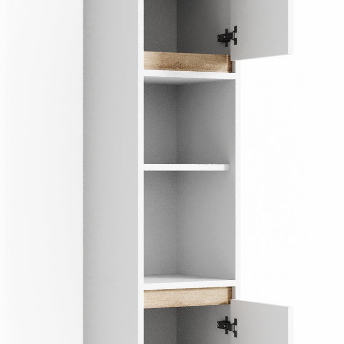 Vicco Mobile bagno alto Bianco/Sonoma 30 x 190 cm