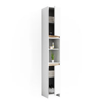 Vicco Mobile bagno alto Bianco/Sonoma 30 x 190 cm