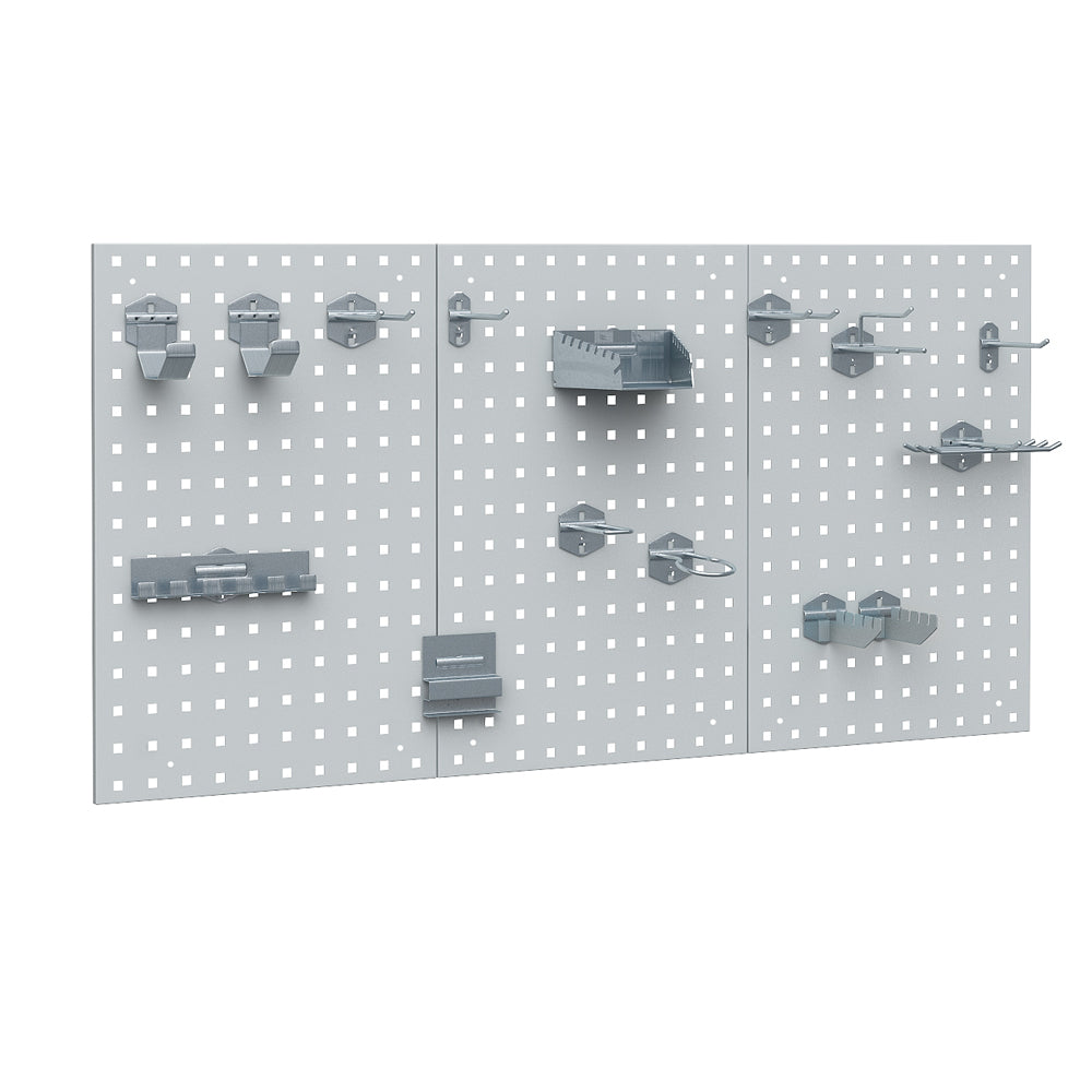 Vicco Parete perforata Grigio 144 x 57 cm