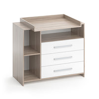 Vicco Fasciatoio Bianco/Sonoma 113 x 100 cm