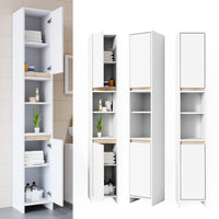 Vicco Mobile bagno alto Bianco/Sonoma 30 x 190 cm