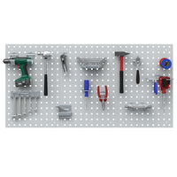 Vicco Parete perforata Grigio 144 x 57 cm