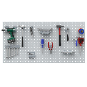 Vicco Parete perforata Grigio 144 x 57 cm