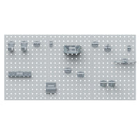 Vicco Parete perforata Grigio 144 x 57 cm