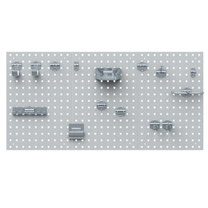 Vicco Parete perforata Grigio 144 x 57 cm