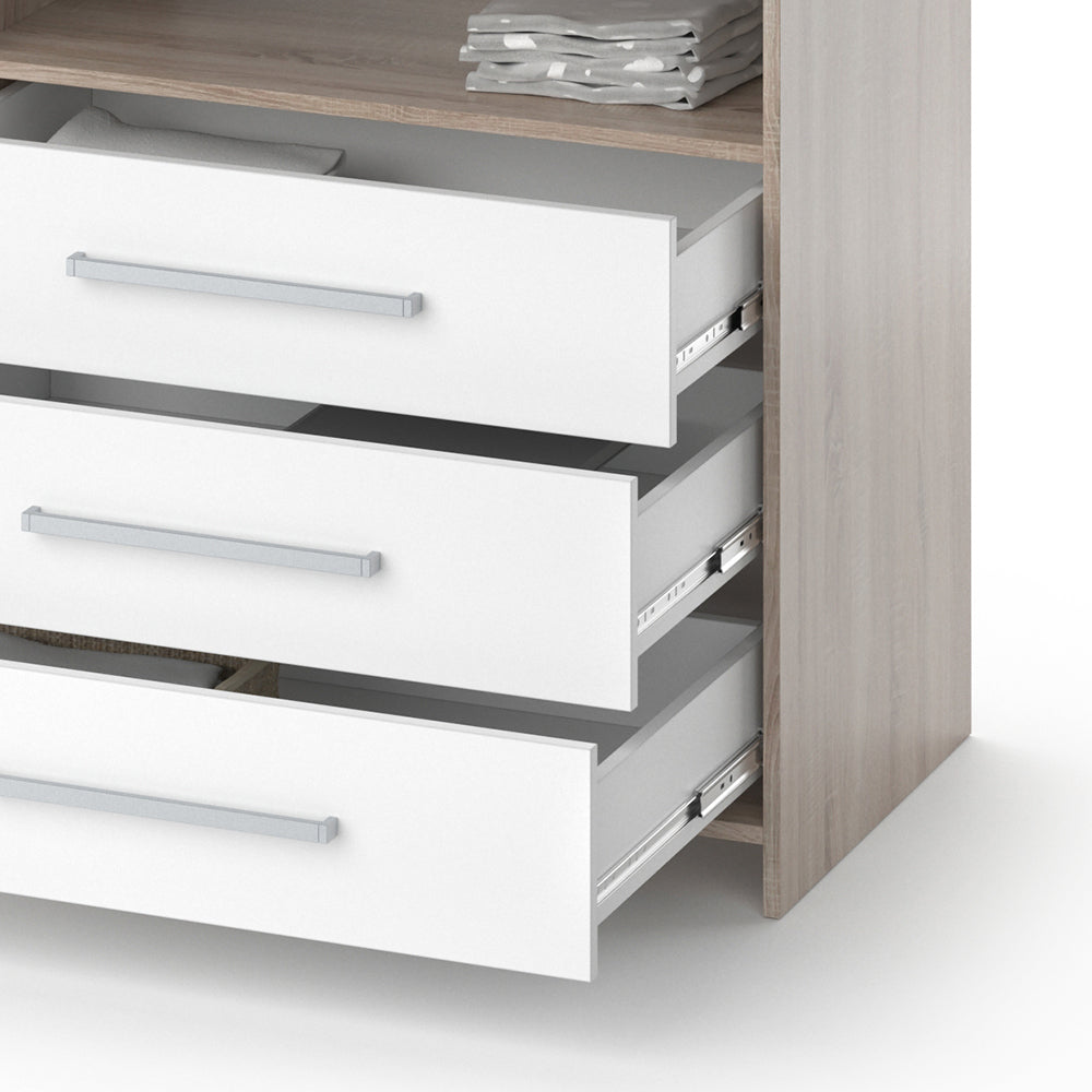 Vicco Fasciatoio Bianco/Sonoma 113 x 100 cm