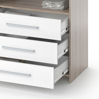 Vicco Fasciatoio Bianco/Sonoma 113 x 100 cm